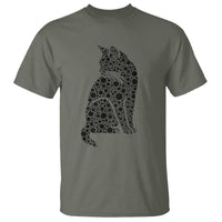 Polka Dot Black Cat T Shirt International Dot Day Gift