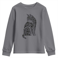 Polka Dot Black Cat Youth Sweatshirt International Dot Day Gift