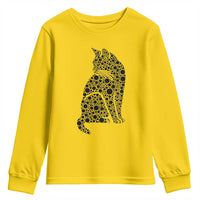 Polka Dot Black Cat Youth Sweatshirt International Dot Day Gift
