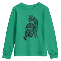 Polka Dot Black Cat Youth Sweatshirt International Dot Day Gift