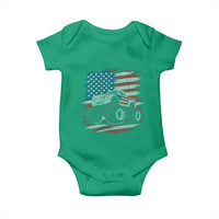 Patriotic Monster Truck Polka Dot Baby Onesie Dot Day Gift