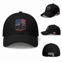 Patriotic Monster Truck Polka Dot Baseball Cap Dot Day Gift