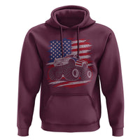 Patriotic Monster Truck Polka Dot Hoodie Dot Day Gift