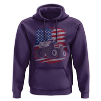 Patriotic Monster Truck Polka Dot Hoodie Dot Day Gift