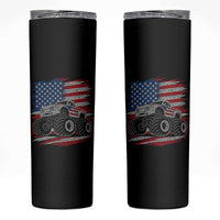 Patriotic Monster Truck Polka Dot Skinny Tumbler Dot Day Gift