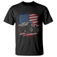 Patriotic Monster Truck Polka Dot T Shirt Dot Day Gift
