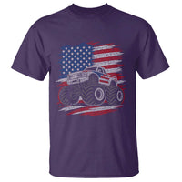 Patriotic Monster Truck Polka Dot T Shirt Dot Day Gift