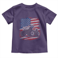 Patriotic Monster Truck Polka Dot Toddler T Shirt Dot Day Gift