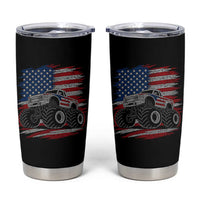 Patriotic Monster Truck Polka Dot Tumbler Cup Dot Day Gift