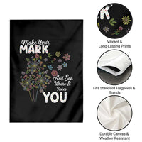 Happy Dot Day Garden Flag Make Your Mark And See Where It Takes You
