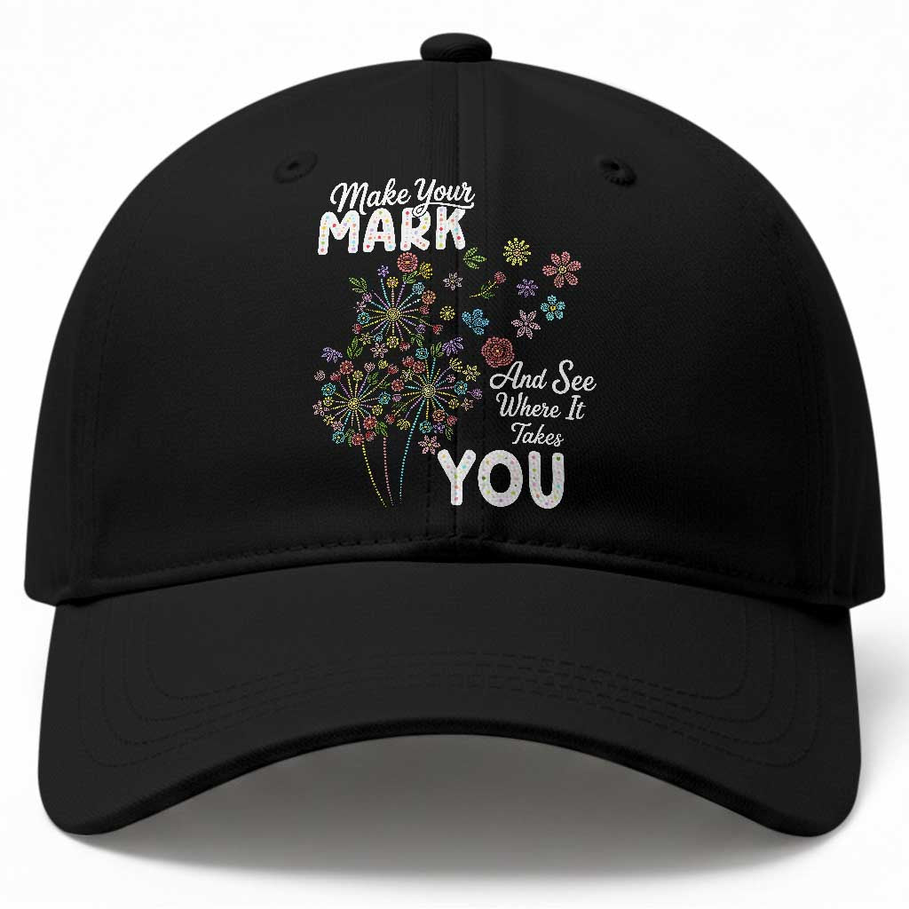 Happy Dot Day Baseball Cap Make Your Mark And See Where It Takes You