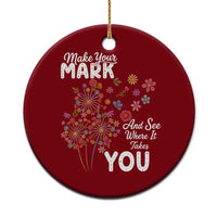 Happy Dot Day Ceramic Ornament Make Your Mark And See Where It Takes You