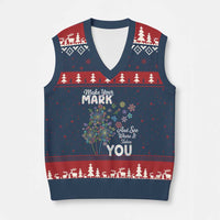 Happy Dot Day V-Neck Knit Sweater Vest Make Your Mark And See Where It Takes You