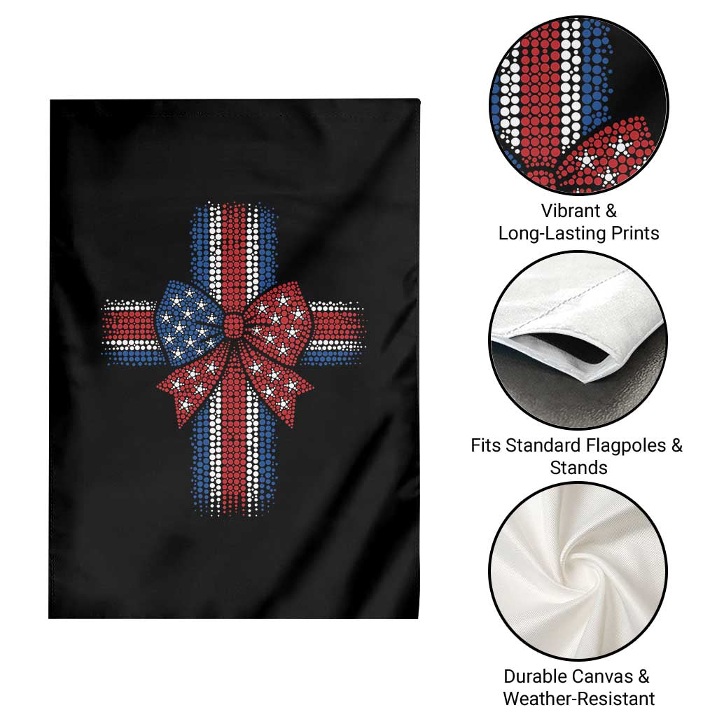 Dot Day Christian Garden Flag Patriotic Polka Dot Cross
