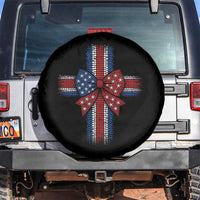 Dot Day Christian Spare Tire Cover Patriotic Polka Dot Cross