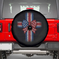 Dot Day Christian Spare Tire Cover Patriotic Polka Dot Cross
