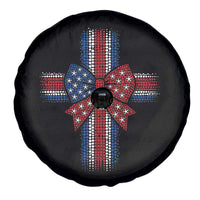 Dot Day Christian Spare Tire Cover Patriotic Polka Dot Cross