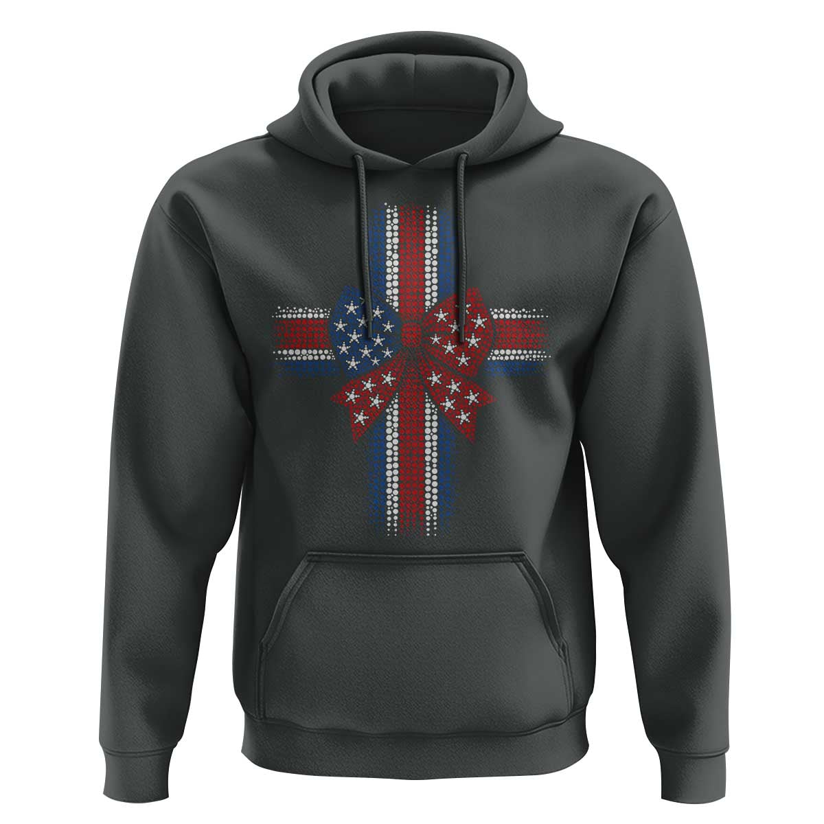 Dot Day Christian Hoodie Patriotic Polka Dot Cross