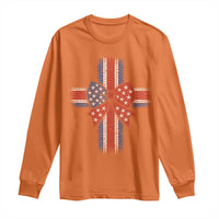Dot Day Christian Long Sleeve Shirt Patriotic Polka Dot Cross
