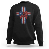Dot Day Christian Sweatshirt Patriotic Polka Dot Cross
