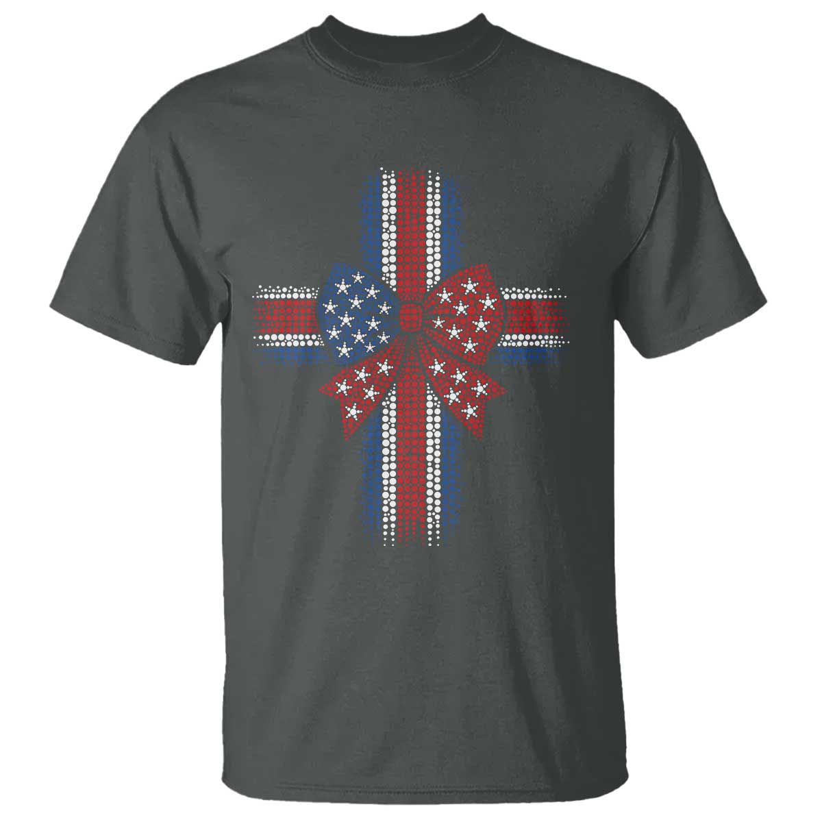 Dot Day Christian T Shirt Patriotic Polka Dot Cross