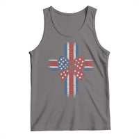 Dot Day Christian Tank Top Patriotic Polka Dot Cross