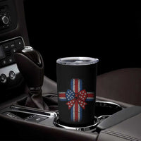 Dot Day Christian Tumbler Cup Patriotic Polka Dot Cross