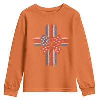 Dot Day Christian Youth Sweatshirt Patriotic Polka Dot Cross