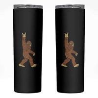 Funny Polka Dot Bigfoot Rock On Skinny Tumbler Dot Day Gift