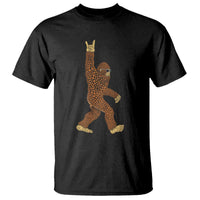 Funny Polka Dot Bigfoot Rock On T Shirt Dot Day Gift