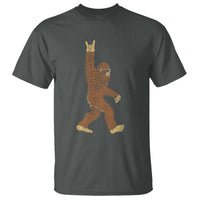 Funny Polka Dot Bigfoot Rock On T Shirt Dot Day Gift