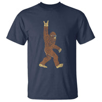 Funny Polka Dot Bigfoot Rock On T Shirt Dot Day Gift