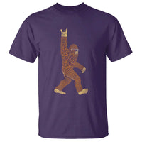 Funny Polka Dot Bigfoot Rock On T Shirt Dot Day Gift