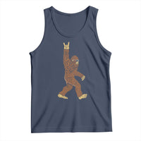 Funny Polka Dot Bigfoot Rock On Tank Top Dot Day Gift