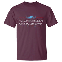 No One Is Illegal On Stolen Land T Shirt Indigenous Peoples Pride
