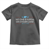 No One Is Illegal On Stolen Land Toddler T Shirt Indigenous Peoples Pride