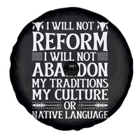 Native American Pride Spare Tire Cover I Will Not Conform I Will Not Abandon My Traditions