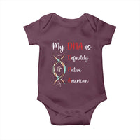 My DNA Is Definitely Native American Baby Onesie Indigenous Pride