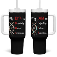 My DNA Is Definitely Native American Tumbler With Handle Indigenous Pride