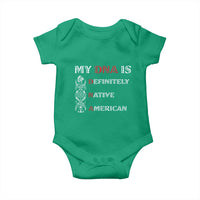 My DNA Is Definitely Native American Baby Onesie Native Roots Pride