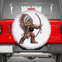 Native American Bigfoot Chief Spare Tire Cover Forest Warrior Pride Graphic