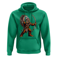 Native American Bigfoot Chief Hoodie Forest Warrior Pride Graphic