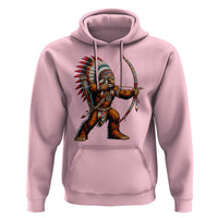 Native American Bigfoot Chief Hoodie Forest Warrior Pride Graphic