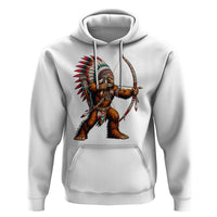 Native American Bigfoot Chief Hoodie Forest Warrior Pride Graphic