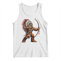 Native American Bigfoot Chief Tank Top Forest Warrior Pride Graphic