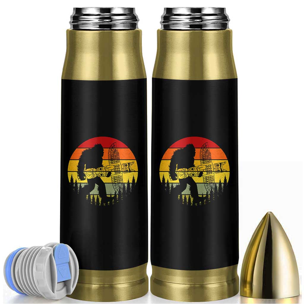 Vintage Pacific Northwest Bigfoot With Totem Pole Bullet Tumbler