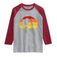 Vintage Pacific Northwest Bigfoot With Totem Pole Raglan Shirt