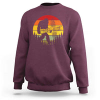 Vintage Pacific Northwest Bigfoot With Totem Pole Sweatshirt