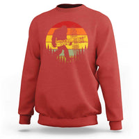 Vintage Pacific Northwest Bigfoot With Totem Pole Sweatshirt