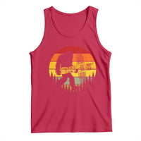 Vintage Pacific Northwest Bigfoot With Totem Pole Tank Top